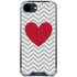 Chevron Heart iPhone 16e Clear Case