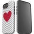 Chevron Heart iPhone 16e Impact Case