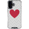 Chevron Heart iPhone 17 Clear Case