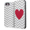 Chevron Heart iPhone 7 Folio Case