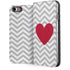 Chevron Heart iPhone 8 Folio Case