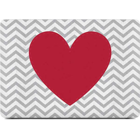 Chevron Heart Apple MacBook Air Skin