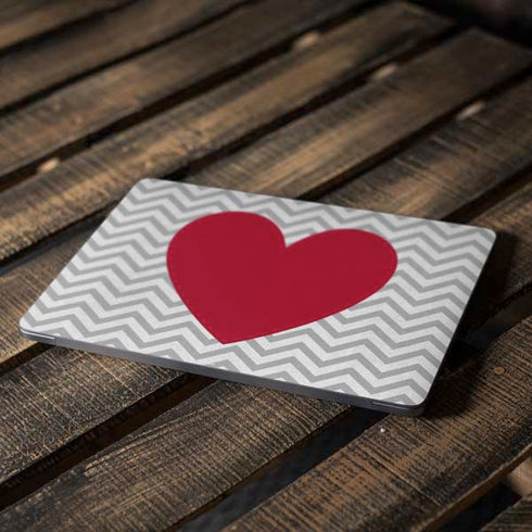 Chevron Heart Apple MacBook Air Skin