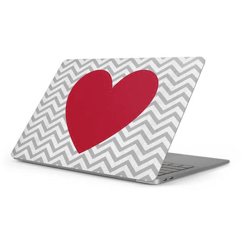 Chevron Heart Apple MacBook Pro 16-inch Skin