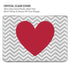 Chevron Heart MacBook Cases