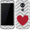 Chevron Heart Moto E5 Play Skin