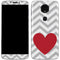 Chevron Heart Moto E5 Plus Skin