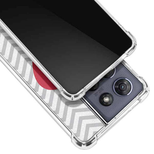 Chevron Heart Moto G Stylus 5G (2025) Clear Case