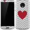 Chevron Heart Moto G6 Skin