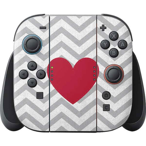 Chevron Heart Nintendo Skins