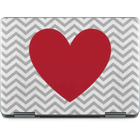Chevron Heart Notebook 9 Pro 13in (2017) Skin