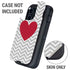 Chevron Heart Otterbox Defender iPhone Skin