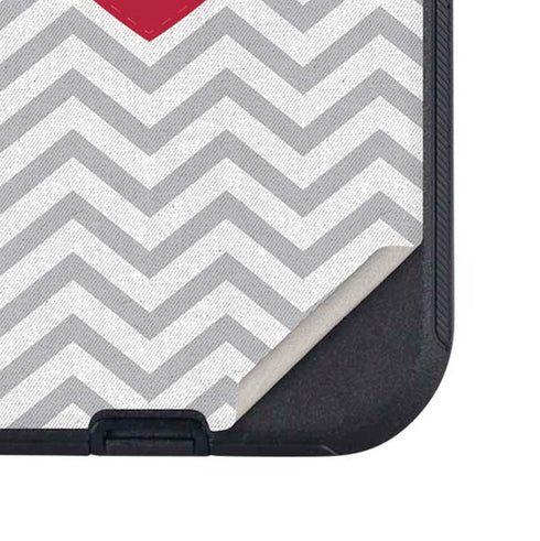 Chevron Heart Otterbox Defender iPhone Skin