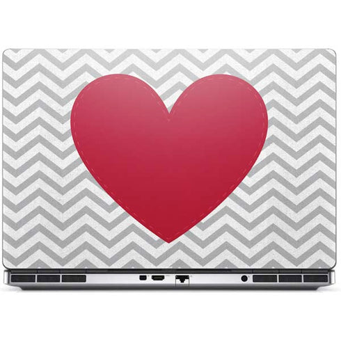 Chevron Heart Dell Precision Skin