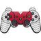 Chevron Heart PS3 Dual Shock wireless controller Skin
