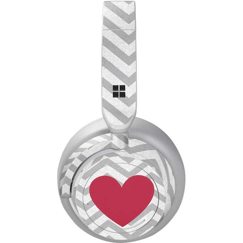 Chevron Heart Surface Headphones Skin