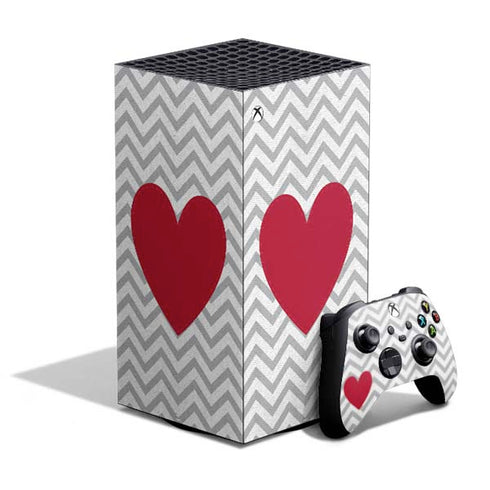 Chevron Heart XBox Series X Digital Edition Bundle Skin
