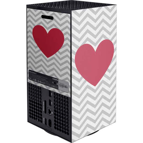 Chevron Heart XBox Series X Digital Edition Console Skin