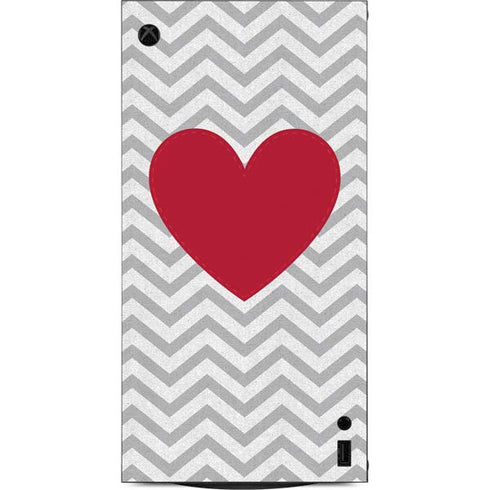 Chevron Heart XBox Series X Digital Edition Console Skin