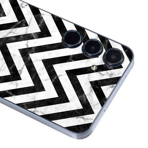 Chevron Marble Galaxy A35 5G Skin