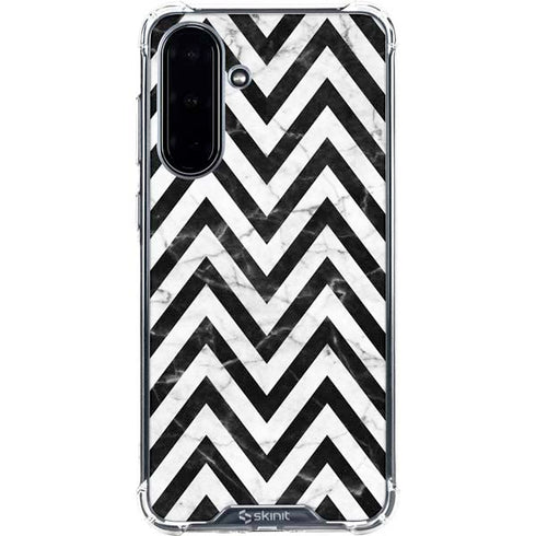 Chevron Marble Galaxy A36 5G Clear Case