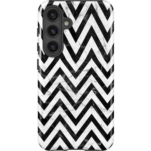Chevron Marble Galaxy S25 Impact Case