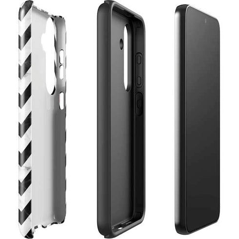 Chevron Marble Galaxy S25 Impact Case