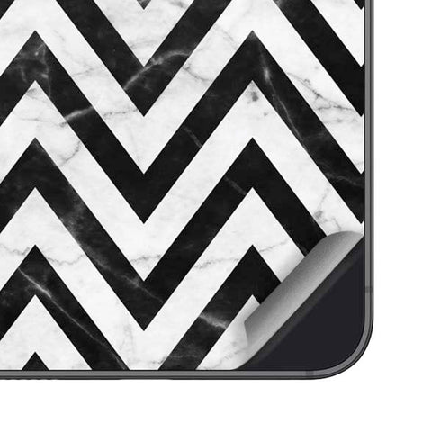 Chevron Marble Galaxy S24 Skin