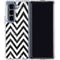 Chevron Marble Galaxy Z Fold5 5G Clear Case