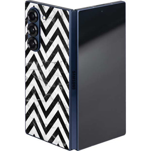Chevron Marble Galaxy Z Fold6 Skin