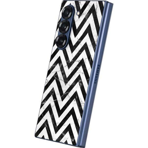 Chevron Marble Galaxy Z Fold6 Skin
