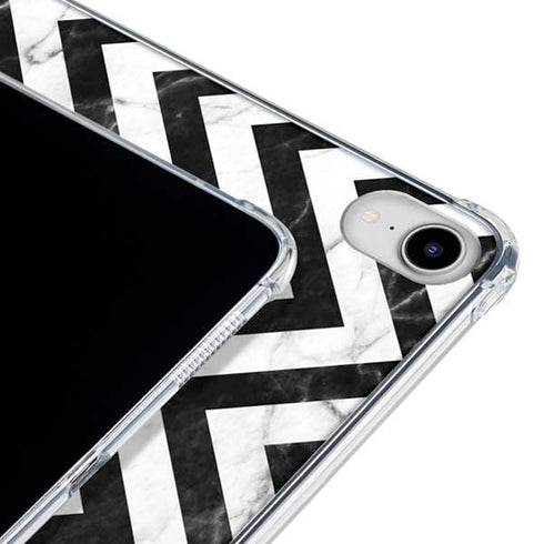 Chevron Marble iPad 11th Gen (2025) Clear Case