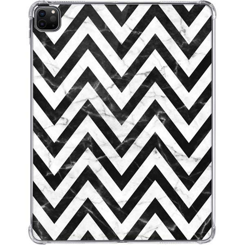 Chevron Marble iPad Pro 11in (2024) Clear Case