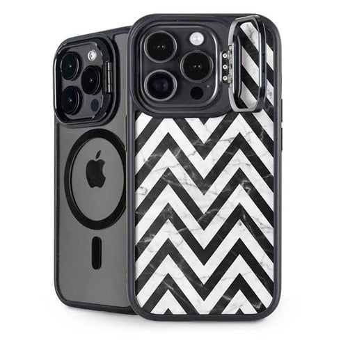 Chevron Marble iPhone 13 Pro Kickstand Case