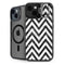 Chevron Marble iPhone 14 Plus Kickstand Case