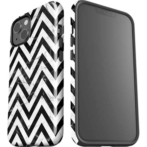 Chevron Marble iPhone 15 Impact Case