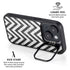 Chevron Marble iPhone 15 Plus Kickstand Case