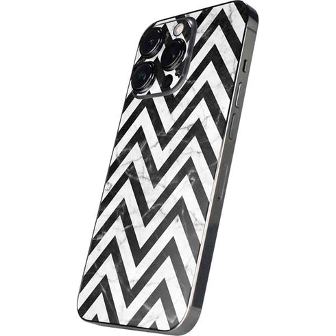 Chevron Marble iPhone 15 Pro Max Skin