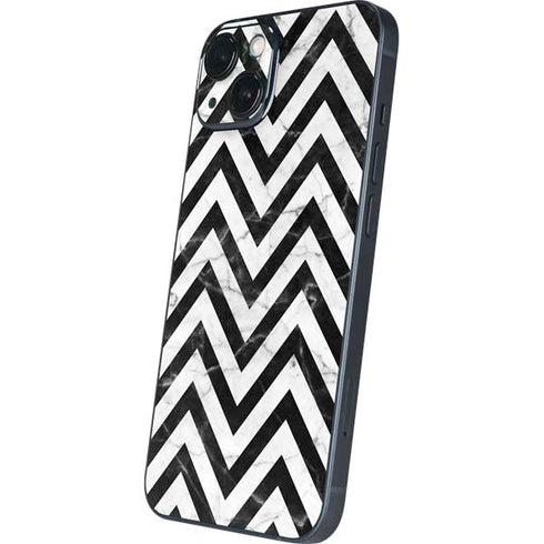 Chevron Marble iPhone 15 Skin