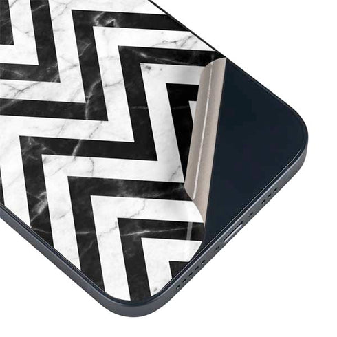 Chevron Marble iPhone 15 Skin
