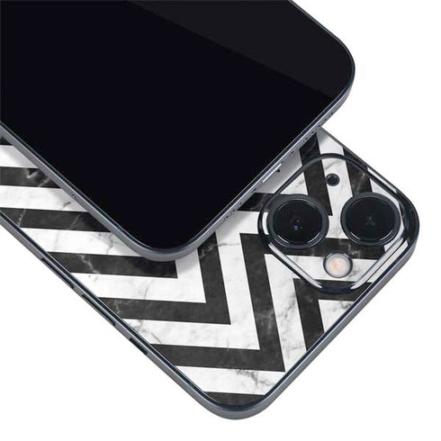 Chevron Marble iPhone 15 Skin