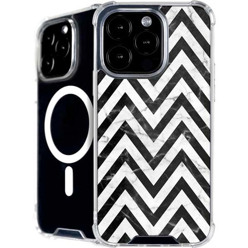 Chevron Marble iPhone 16 Pro Max MagSafe Case