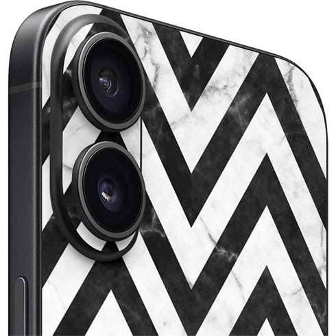 Chevron Marble iPhone 16 Skin