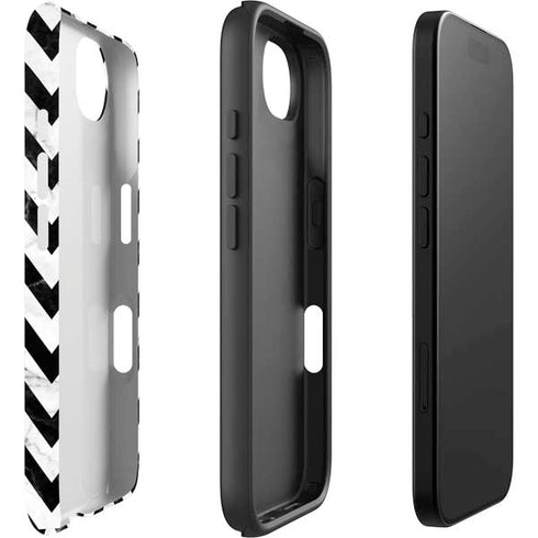 Chevron Marble iPhone 16e Impact Case