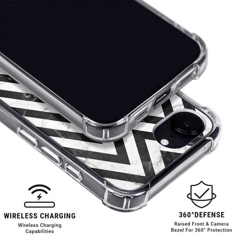 Chevron Marble iPhone 16e MagSafe Case