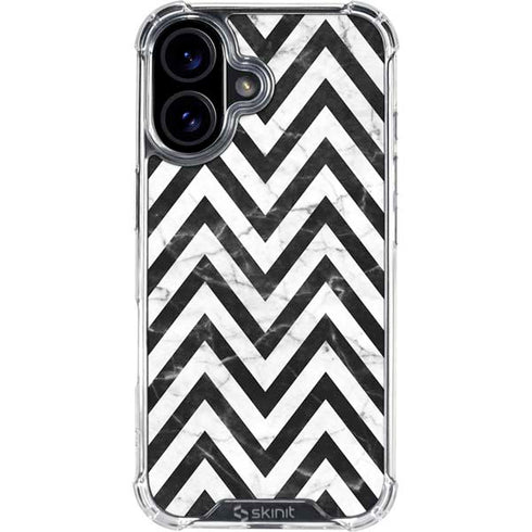 Chevron Marble iPhone 17 Clear Case