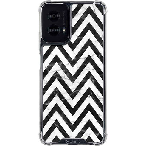 Chevron Marble Moto G Power 5G (2024) Clear Case