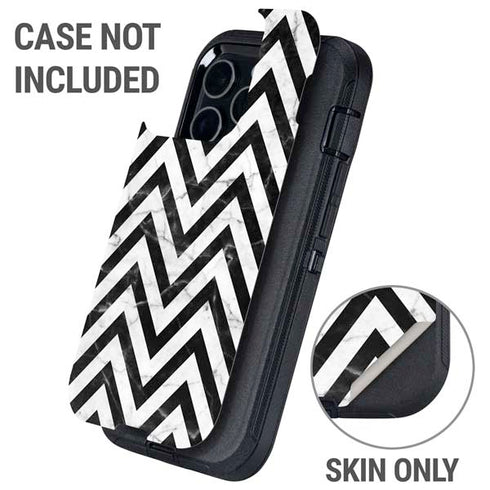 Chevron Marble Otterbox Defender iPhone Skin