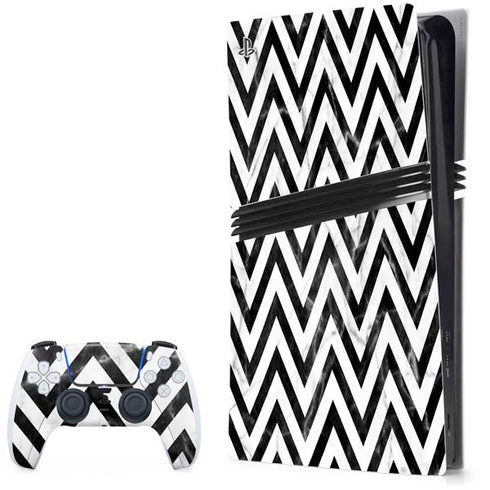 Chevron Marble PS5 Pro Bundle Skin