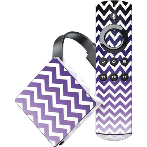 Chevron Purple Ombre Amazon Fire TV Skin